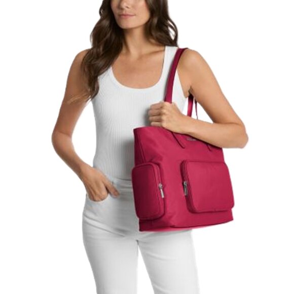 NWT Michael Kors Khai Large Nylon Tote Bag - Picture 4 of 8